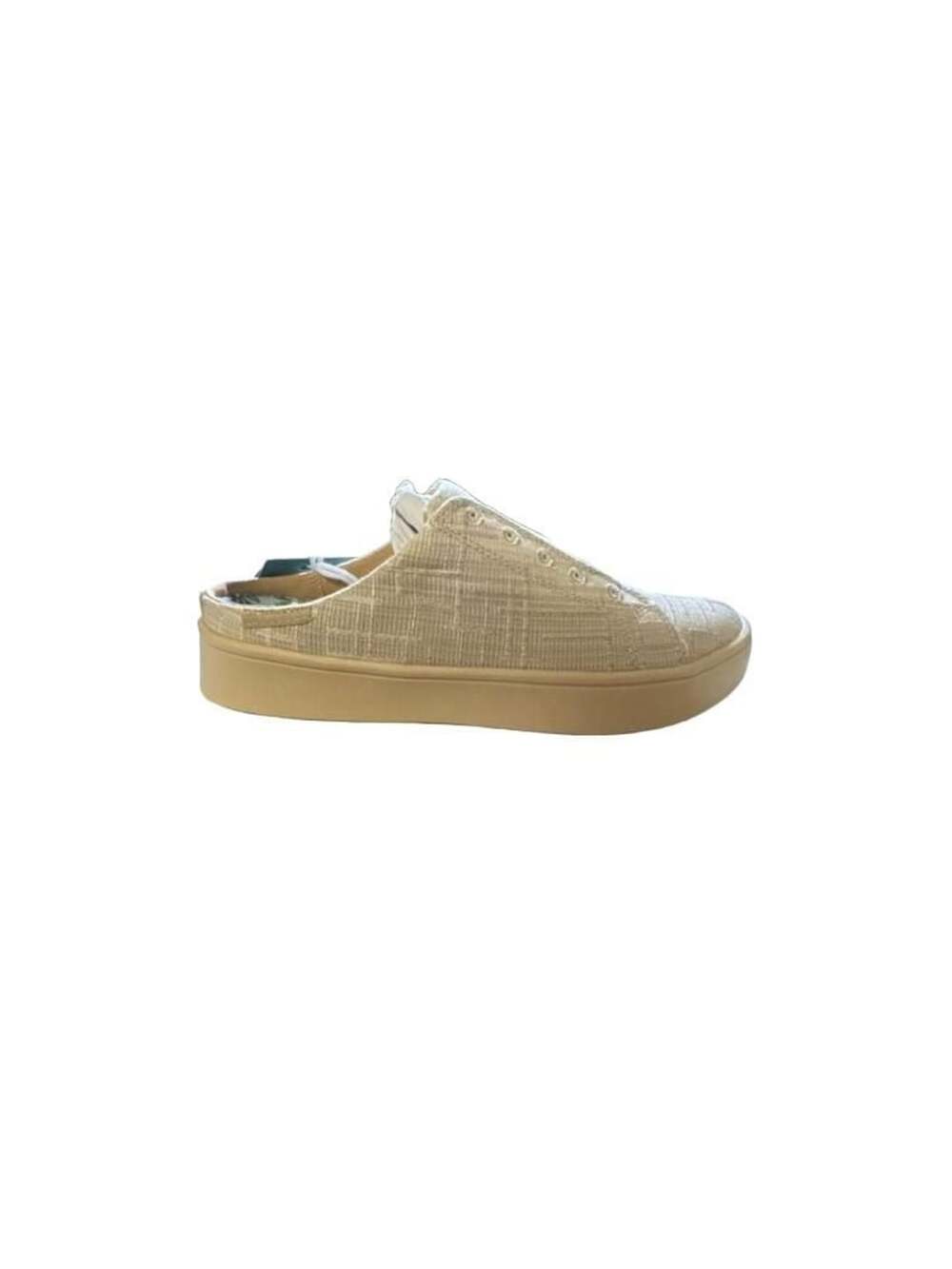 Revitalign Harmony Petal Size 6B Tan Woven Sneaker Mules